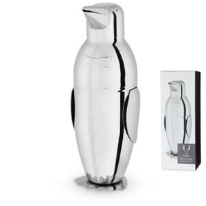 NIB Viski Stainless Steel Cocktail Shaker and strainer set. Size 17oz